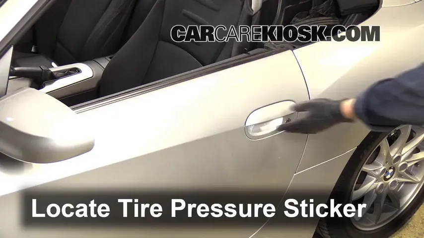 2004 BMW Z4 2.5i 2.5L 6 Cyl. Tires & Wheels Check Tire Pressure